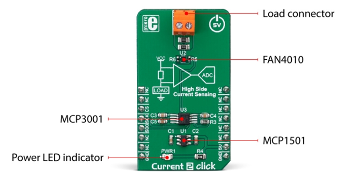 Mikroe MIKROE-3292电流2 Click板